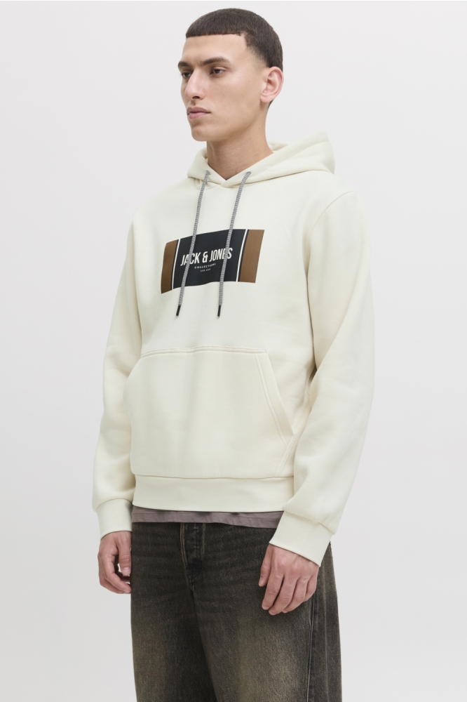 JJHAYATO SWEAT HOOD BTS 12278614 ANTIQUE WHITE